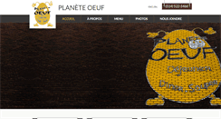Desktop Screenshot of planeteoeuf.com